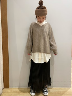 tomopuuさん（レディース・152cm）の冬コーディネート