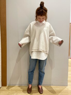 「メルトン」｜tomopuuさん（レディース・152cm）の冬コーディネート