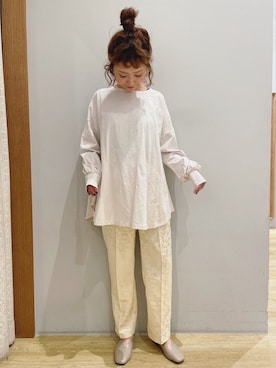 「SLURR（スラ―）のアイテム」を使った、tomopuuさん（レディース・152cm）の冬コーディネート