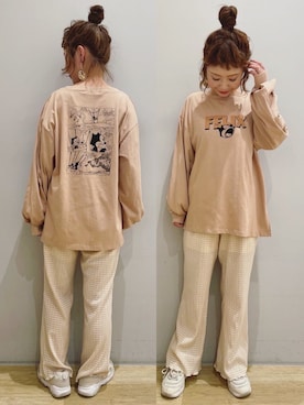 「SLURR（スラ―）のアイテム」を使った、tomopuuさん（レディース・152cm）の冬コーディネート
