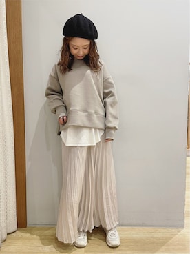 「イオンモール新小松」｜tomopuuさん（レディース・152cm）の冬コーディネート