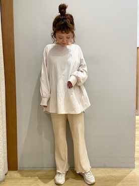 「SLURR（スラ―）のアイテム」を使った、tomopuuさん（レディース・152cm）の冬コーディネート