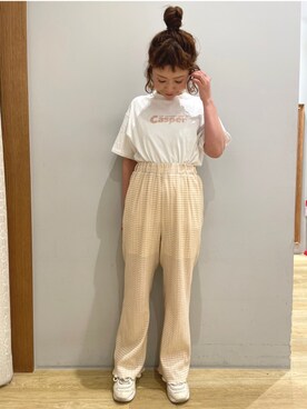 「SLURR（スラ―）のアイテム」を使った、tomopuuさん（レディース・152cm）の冬コーディネート