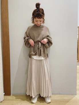 tomopuuさん（レディース・152cm）の冬コーディネート