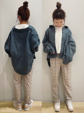 tomopuuさん（レディース・152cm）の春コーディネート