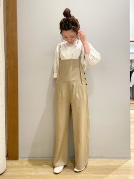 「SLURR（スラ―）のアイテム」を使った、tomopuuさん（レディース・152cm）の春コーディネート