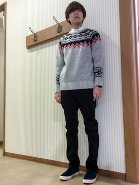 ikka HEAD OFFICE Men'sさん（メンズ・172cm）の秋コーディネート