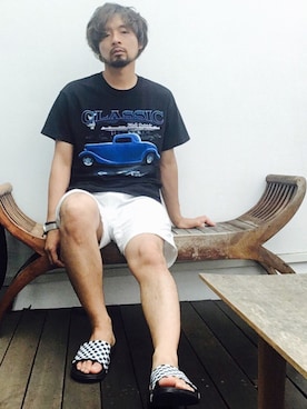 「EDWIN（エドウィン）のアイテム（アナログ腕時計）」を使った、ましゃしさん（メンズ・174cm）の春コーディネート