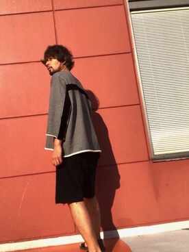 「tree cafe（ツリーカフェ）のアイテム（パンツ）」を使った、ましゃしさん（メンズ・174cm）の夏コーディネート