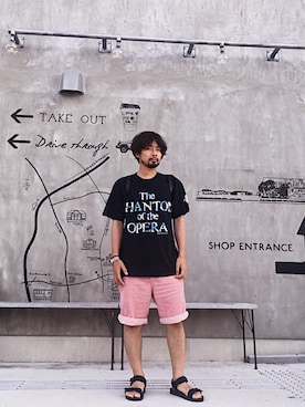 「EDWIN（エドウィン）のアイテム（アナログ腕時計）」を使った、ましゃしさん（メンズ・174cm）の夏コーディネート