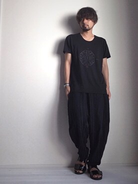 「EDWIN（エドウィン）のアイテム（アナログ腕時計）」を使った、ましゃしさん（メンズ・174cm）の夏コーディネート