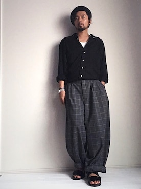 「EDWIN（エドウィン）のアイテム（アナログ腕時計）」を使った、ましゃしさん（メンズ・174cm）の夏コーディネート