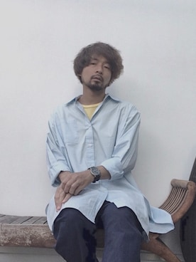 「オシャレウォーカー」｜「アイテム（その他）」を使った、ましゃしさん（メンズ・174cm）の春コーディネート