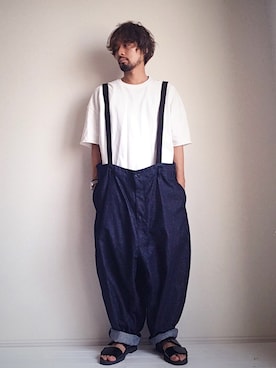 「EDWIN（エドウィン）のアイテム（アナログ腕時計）」を使った、ましゃしさん（メンズ・174cm）の夏コーディネート
