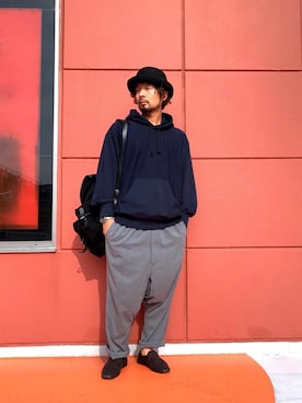 「EDWIN（エドウィン）のアイテム（アナログ腕時計）」を使った、ましゃしさん（メンズ・174cm）の秋コーディネート