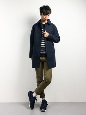 「SEVENDAYS=SUNDAY（セブンデイズサンデイ）のアイテム（ジャケット/アウター）」を使った、RENさん（メンズ・176cm）の冬コーディネート