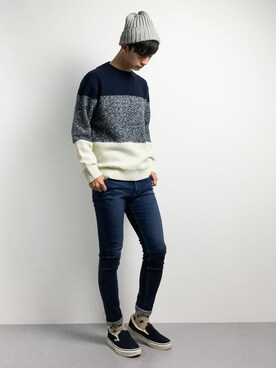 RENさん（メンズ・176cm）の冬コーディネート