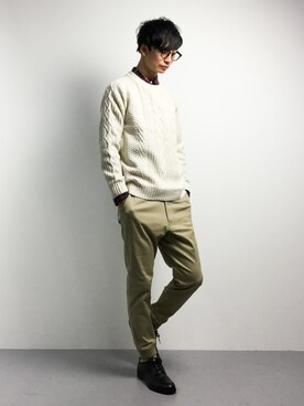 RENさん（メンズ・176cm）の冬コーディネート