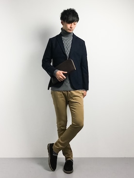 RENさん（メンズ・176cm）の冬コーディネート