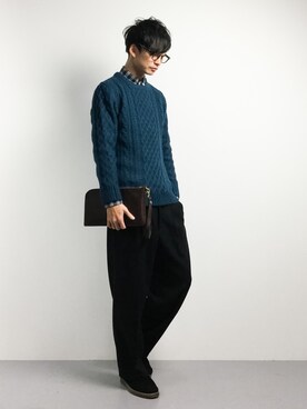 RENさん（メンズ・176cm）の冬コーディネート