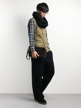 RENさん（メンズ・176cm）の冬コーディネート