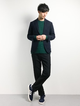 RENさん（メンズ・176cm）の冬コーディネート