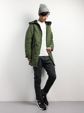 RENさん（メンズ・176cm）の冬コーディネート