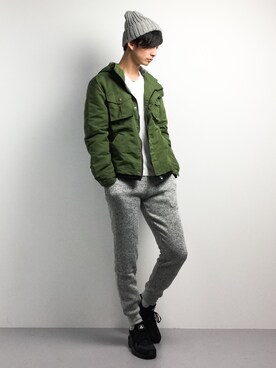 RENさん（メンズ・176cm）の冬コーディネート