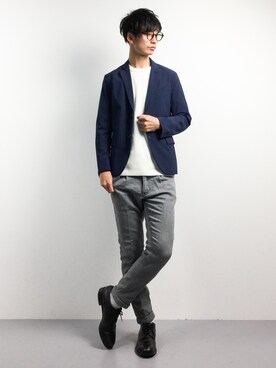 RENさん（メンズ・176cm）の冬コーディネート