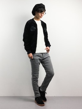 RENさん（メンズ・176cm）の冬コーディネート