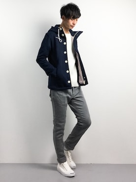 RENさん（メンズ・176cm）の冬コーディネート