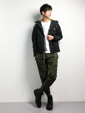 RENさん（メンズ・176cm）の冬コーディネート