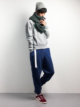 RENさん（メンズ・176cm）の冬コーディネート