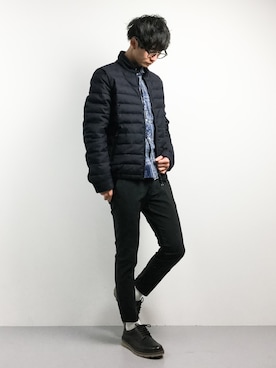 「TOMMY HILFIGER（トミーヒルフィガー）のアイテム（ジャケット/アウター）」を使った、RENさん（メンズ・176cm）の冬コーディネート