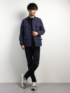 RENさん（メンズ・176cm）の冬コーディネート