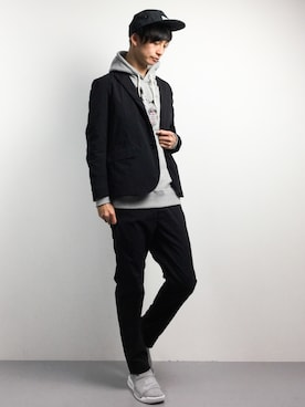 Disney ディズニー ミッキーマウスパーカーを使ったメンズ人気ファッションコーディネート Wear