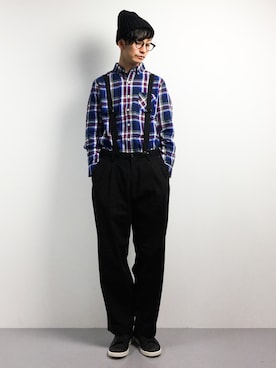 RENさん（メンズ・176cm）の冬コーディネート