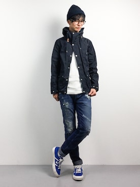RENさん（メンズ・176cm）の冬コーディネート