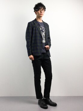 RENさん（メンズ・176cm）の冬コーディネート