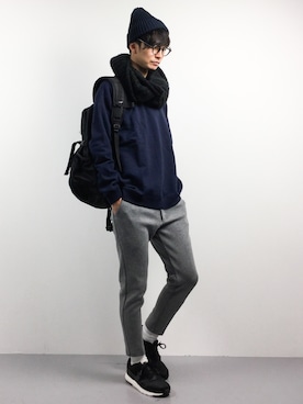 RENさん（メンズ・176cm）の冬コーディネート