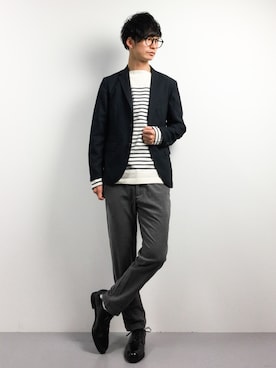 RENさん（メンズ・176cm）の冬コーディネート