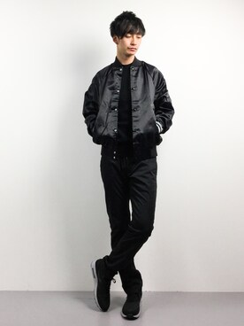 RENさん（メンズ・176cm）の冬コーディネート