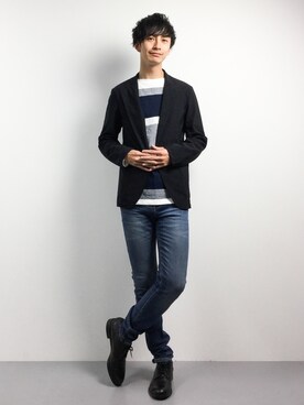 RENさん（メンズ・176cm）の春コーディネート