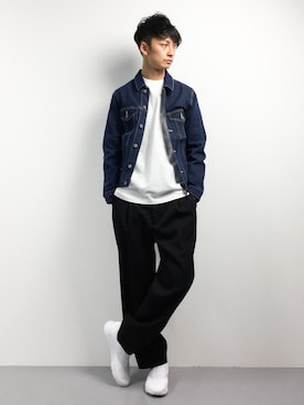 「NAVAL（ナバル）のアイテム（ジャケット/アウター）」を使った、RENさん（メンズ・176cm）の春コーディネート