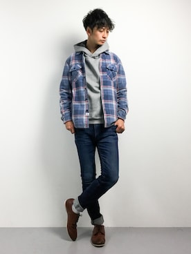 RENさん（メンズ・176cm）の春コーディネート