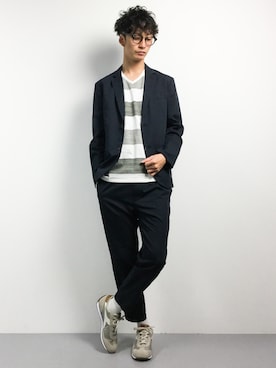 RENさん（メンズ・176cm）の春コーディネート