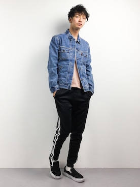 「ORANGE TAB（オレンジタブ）のアイテム」を使った、RENさん（メンズ・176cm）の春コーディネート