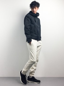 「UP START（アップスタート）のアイテム（ジャケット/アウター）」を使った、RENさん（メンズ・176cm）の春コーディネート