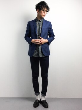 RENさん（メンズ・176cm）の春コーディネート