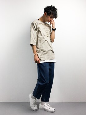 RENさん（メンズ・176cm）の春コーディネート